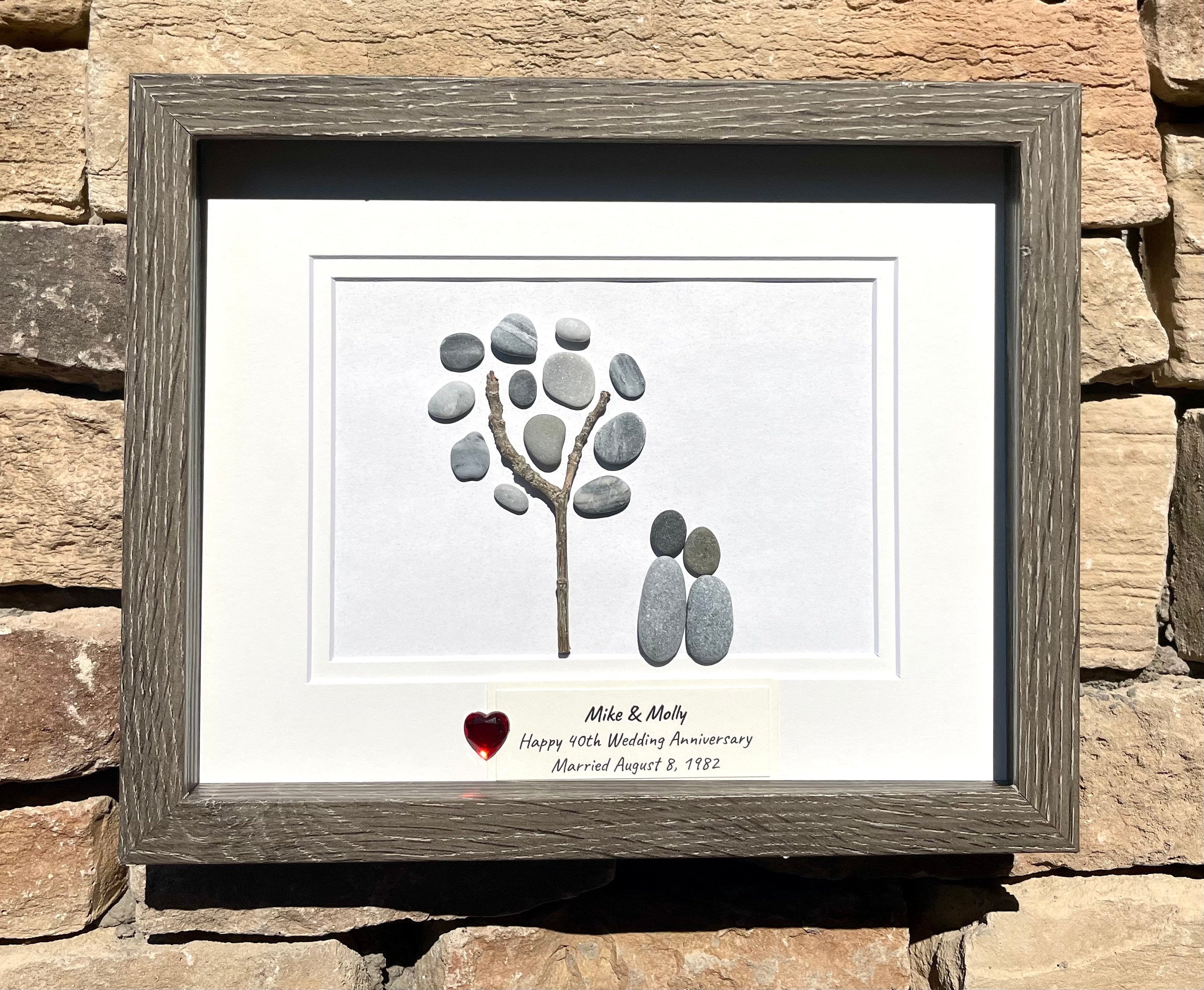 Anniversary shops Pebble Art